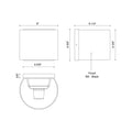 KUZCO LIGHTING INC, RENE EXTERIOR WALL SCONCES, OUTDOOR WALL LIGHTS