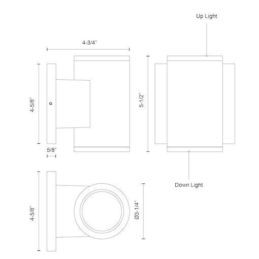 KUZCO LIGHTING INC, GRIFFITH EXTERIOR WALL, OUTDOOR WALL LIGHTS