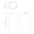 KUZCO LIGHTING INC, LORNA EXTERIOR WALL, OUTDOOR WALL LIGHTS