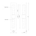 KUZCO LIGHTING INC, COPENHAGEN EXTERIOR WALL SCONCES, OUTDOOR WALL LIGHTS