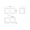 KUZCO LIGHTING INC, AMELIA EXTERIOR WALL SCONCES, OUTDOOR WALL LIGHTS