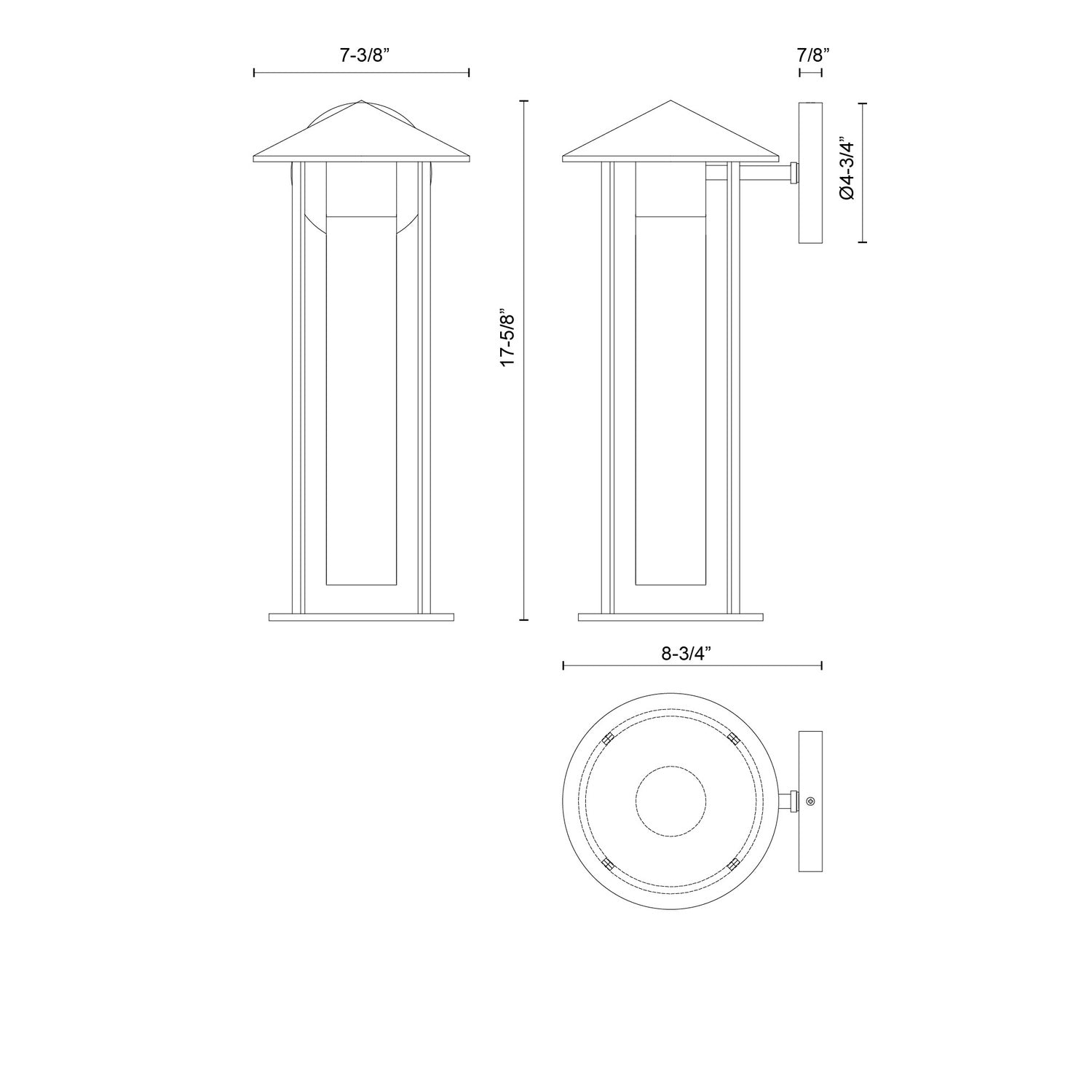 ALORA, TENKO EXTERIOR WALL, OUTDOOR WALL LIGHTS