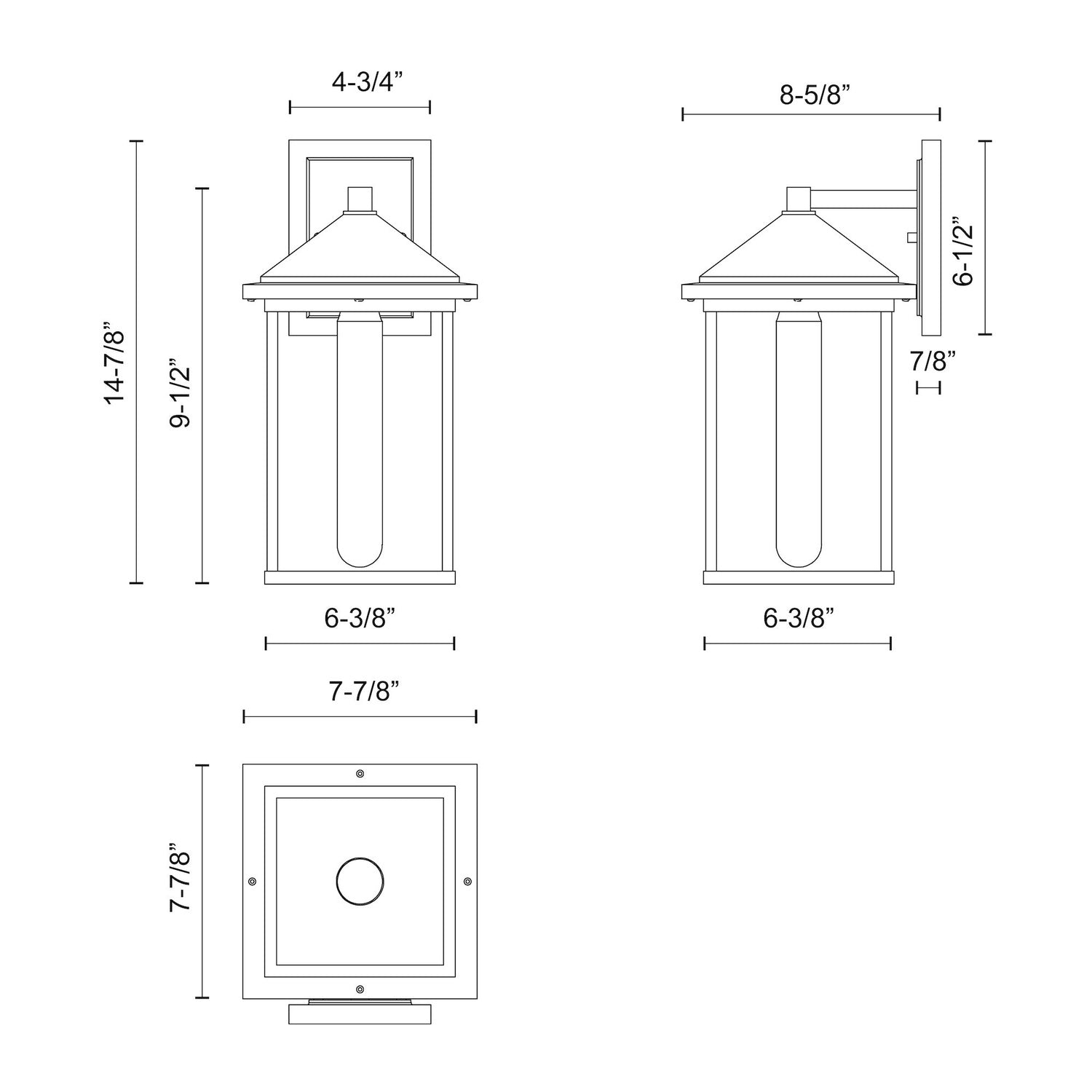 KUZCO LIGHTING INC, LARCHMONT EXTERIOR WALL SCONCES, OUTDOOR WALL LIGHTS