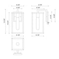 ALORA, BRENTWOOD EXTERIOR WALL SCONCES, OUTDOOR WALL LIGHTS