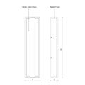 KUZCO LIGHTING INC, CASPIAN EXTERIOR WALL SCONCES, OUTDOOR WALL LIGHTS