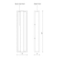 KUZCO LIGHTING INC, CASPIAN EXTERIOR WALL SCONCES, OUTDOOR WALL LIGHTS