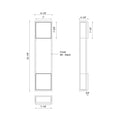 KUZCO LIGHTING INC, VAIL EXTERIOR WALL SCONCES, OUTDOOR WALL LIGHTS