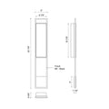 KUZCO LIGHTING INC, ASPEN EXTERIOR WALL SCONCES, OUTDOOR WALL LIGHTS