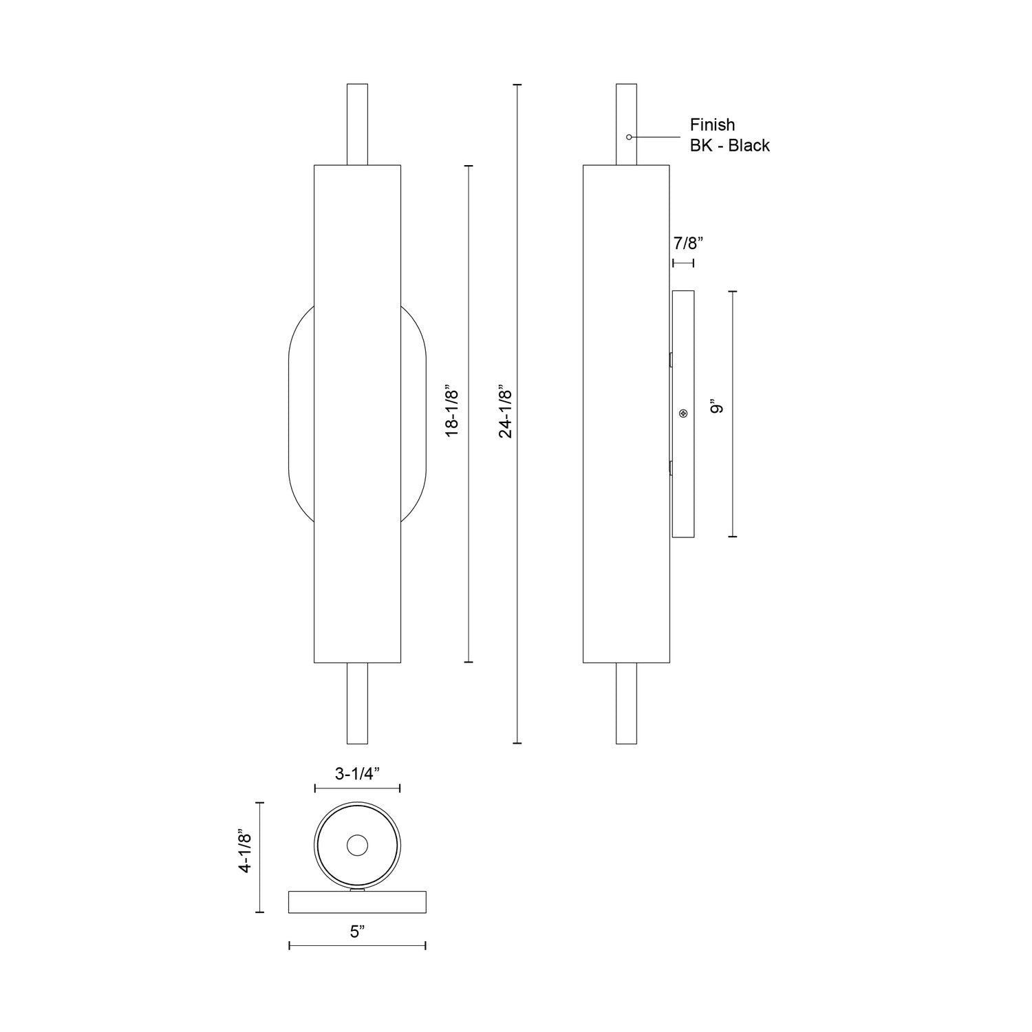 KUZCO LIGHTING INC, ESTES EXTERIOR WALL SCONCES, OUTDOOR WALL LIGHTS
