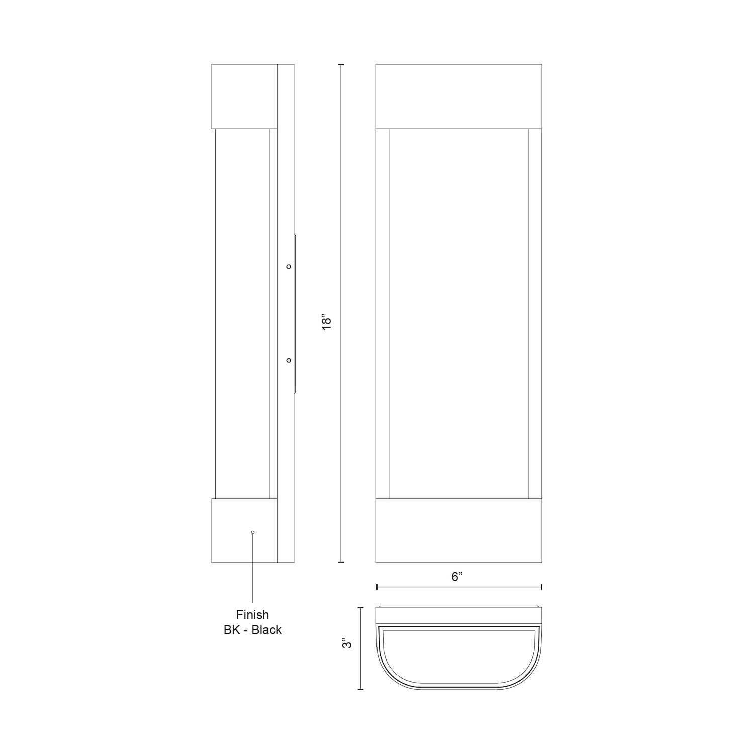 KUZCO LIGHTING INC EW75718-BK aa1f6b52-250b-4dee-9d61-0db55e28fc9d