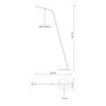 KUZCO LIGHTING INC, MITER FLOOR LAMPS, FLOOR LAMP