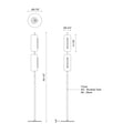 KUZCO LIGHTING INC, HILO FLOOR LAMPS, FLOOR LAMP