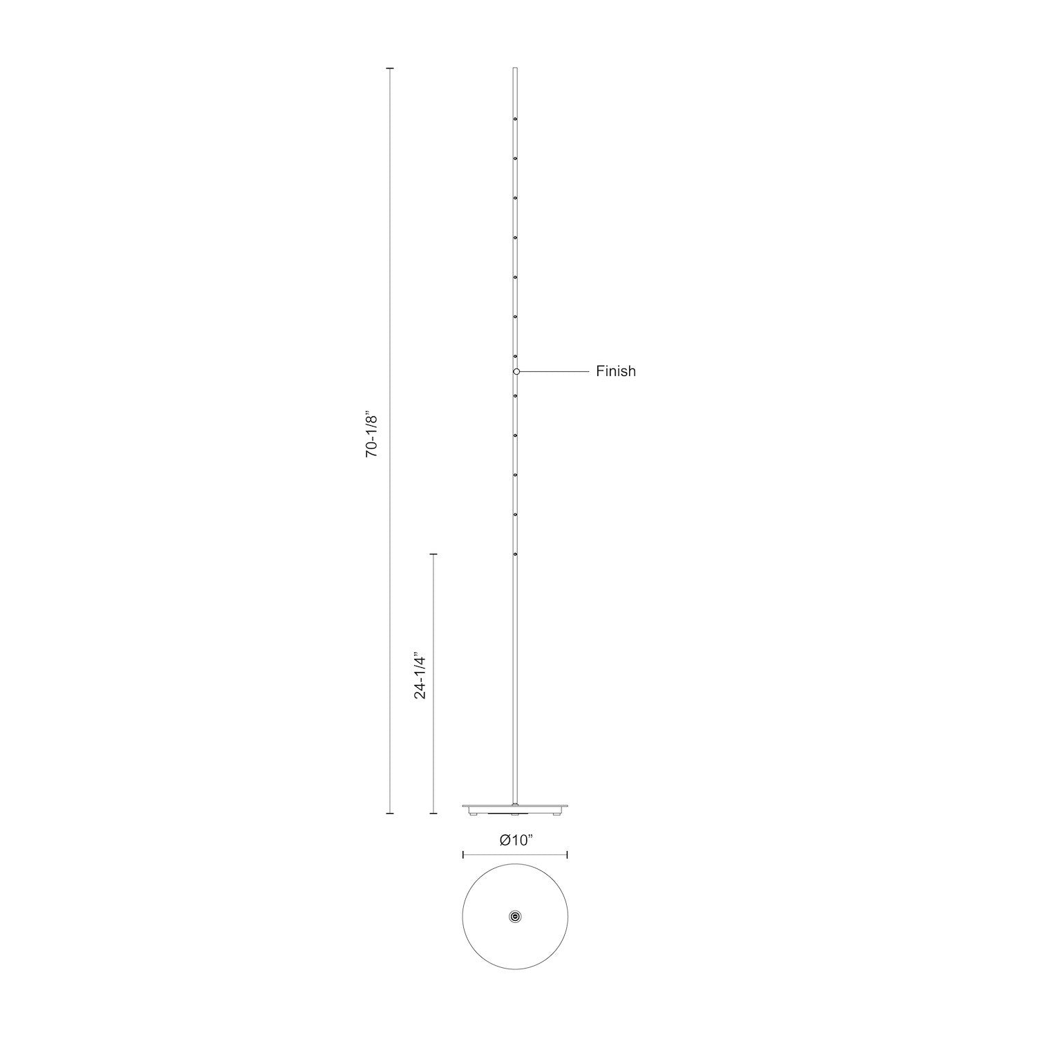 KUZCO LIGHTING INC, REEDS FLOOR LAMPS, FLOOR LAMP