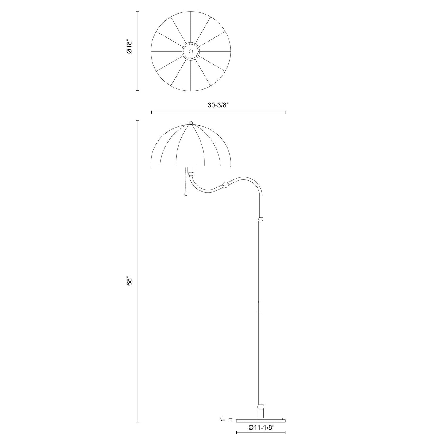 ALORA, CROSBY FLOOR LAMPS, FLOOR LAMP