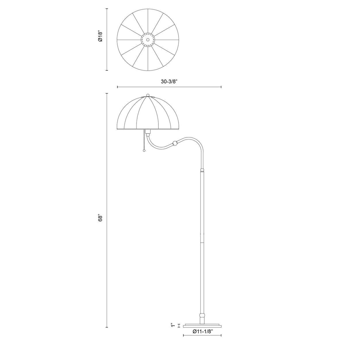 ALORA, CROSBY FLOOR LAMPS, FLOOR LAMP