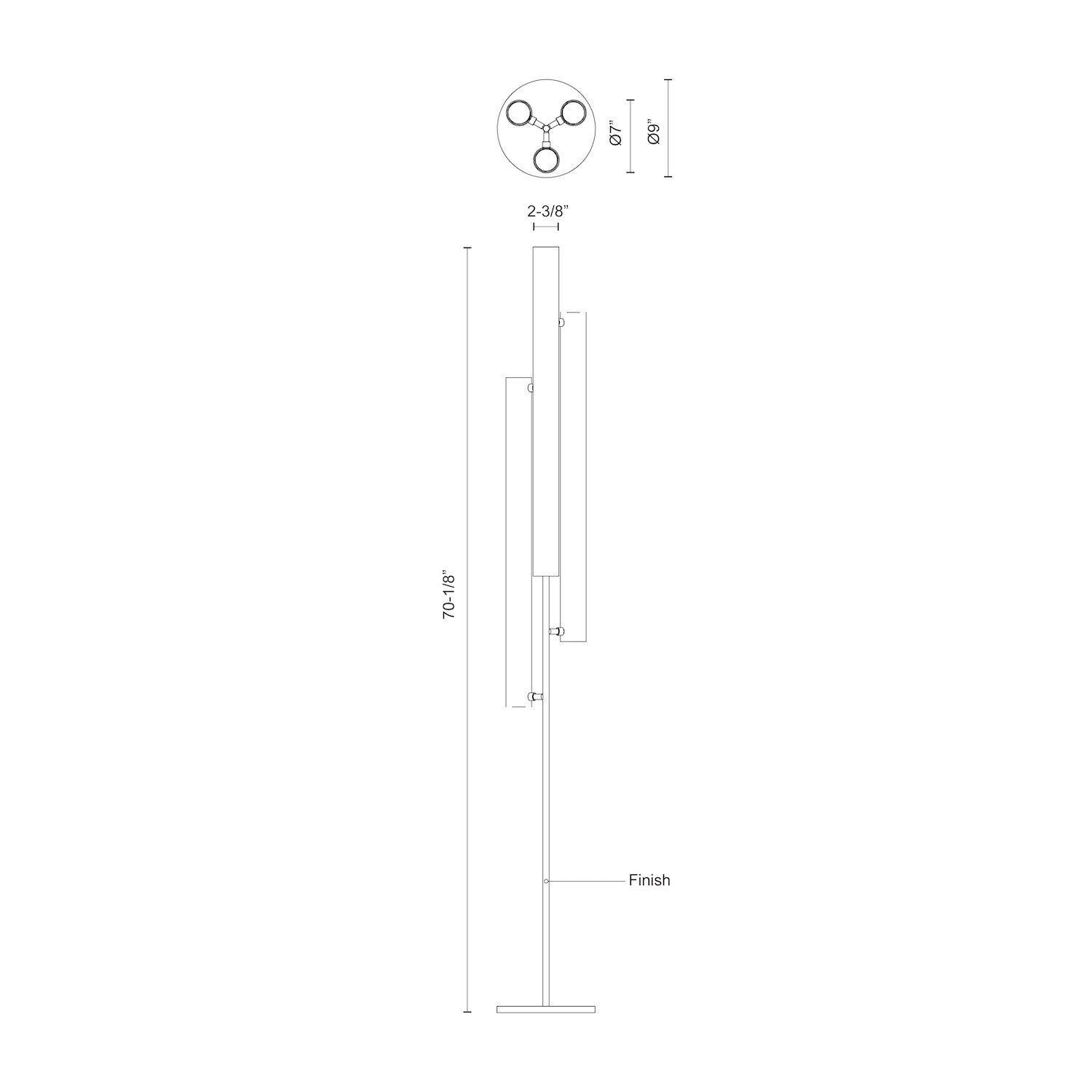 KUZCO LIGHTING INC GRAMERCY FLOOR LAMPS - Floor