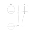 KUZCO LIGHTING INC, MAYA FLOOR LAMPS, FLOOR LAMP