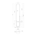 KUZCO LIGHTING INC, HURON FLOOR LAMPS, FLOOR LAMP