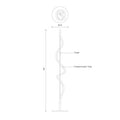 KUZCO LIGHTING INC, CURSIVE FLOOR LAMPS, FLOOR LAMP