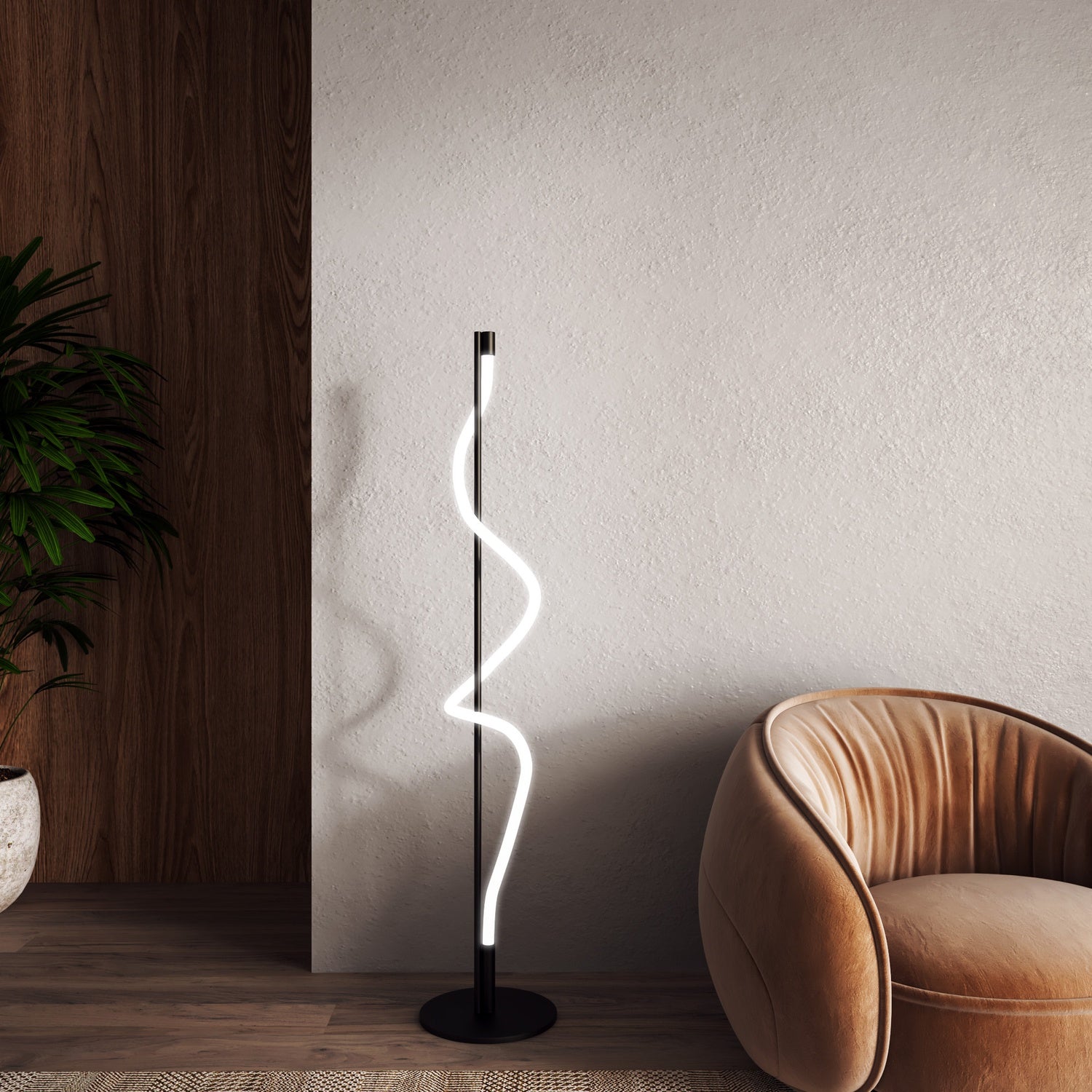 KUZCO LIGHTING INC, CURSIVE FLOOR LAMPS, FLOOR LAMP
