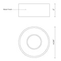 KUZCO LIGHTING INC, LUCCI FLUSH MOUNTS, FLUSH MOUNT CEILING LIGHTS