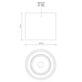 KUZCO LIGHTING INC, FALCO SQUARE FLUSH MOUNTS, FLUSH MOUNT CEILING LIGHTS
