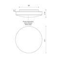 KUZCO LIGHTING INC, TRAFALGAR FLUSH MOUNTS, FLUSH MOUNT CEILING LIGHTS