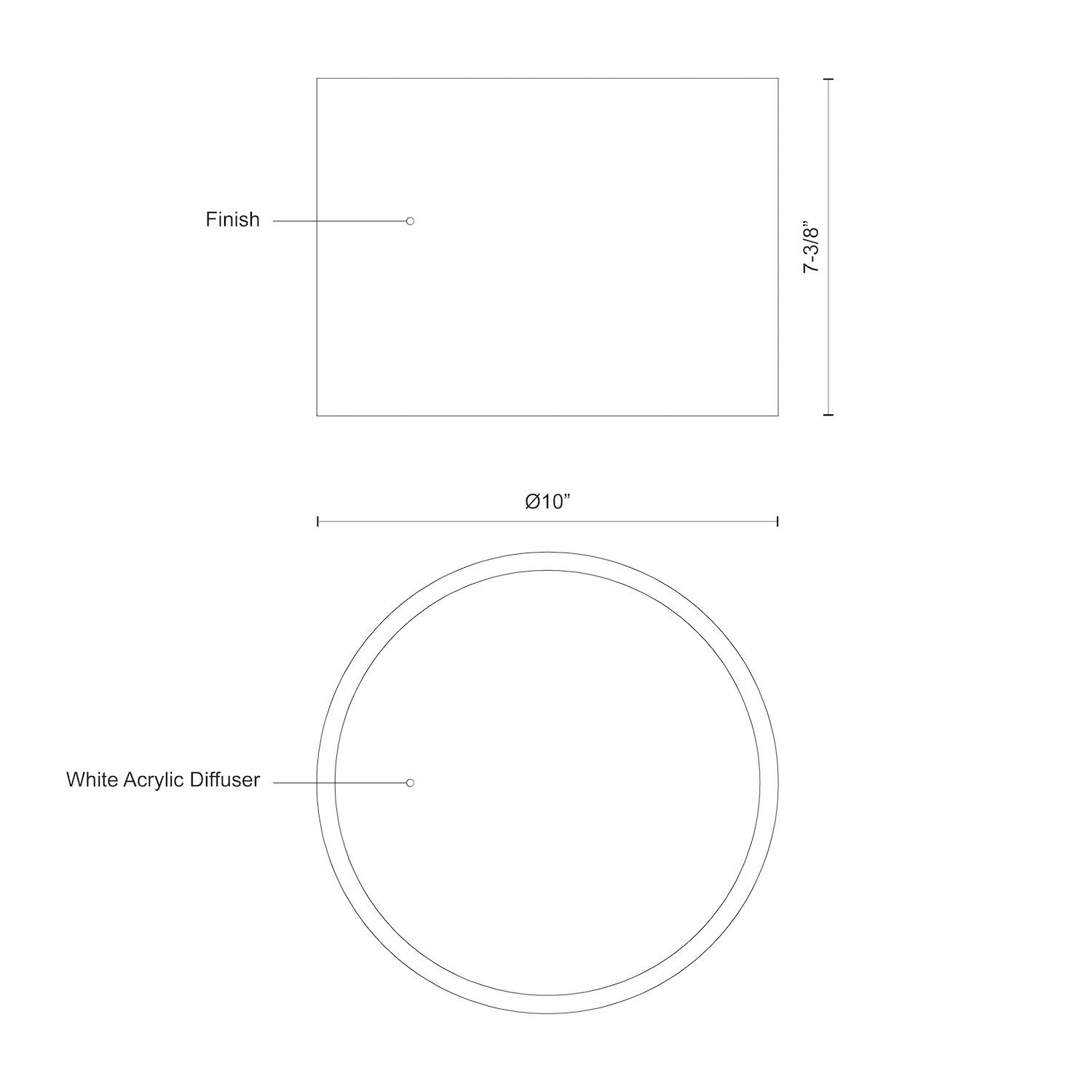 KUZCO LIGHTING INC, MOUSINNI FLUSH MOUNTS, FLUSH MOUNT CEILING LIGHTS