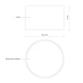 KUZCO LIGHTING INC, MOUSINNI FLUSH MOUNTS, FLUSH MOUNT CEILING LIGHTS