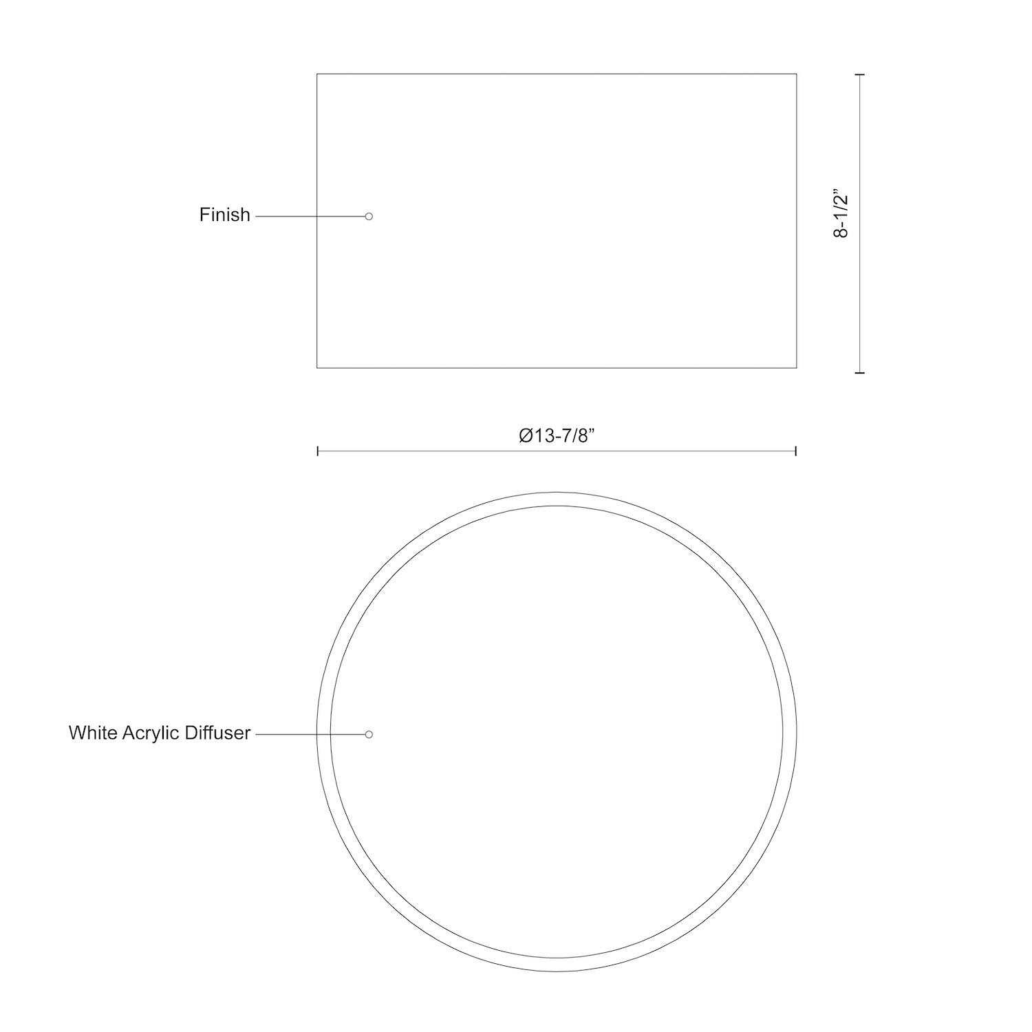 KUZCO LIGHTING INC, MOUSINNI FLUSH MOUNTS, FLUSH MOUNT CEILING LIGHTS