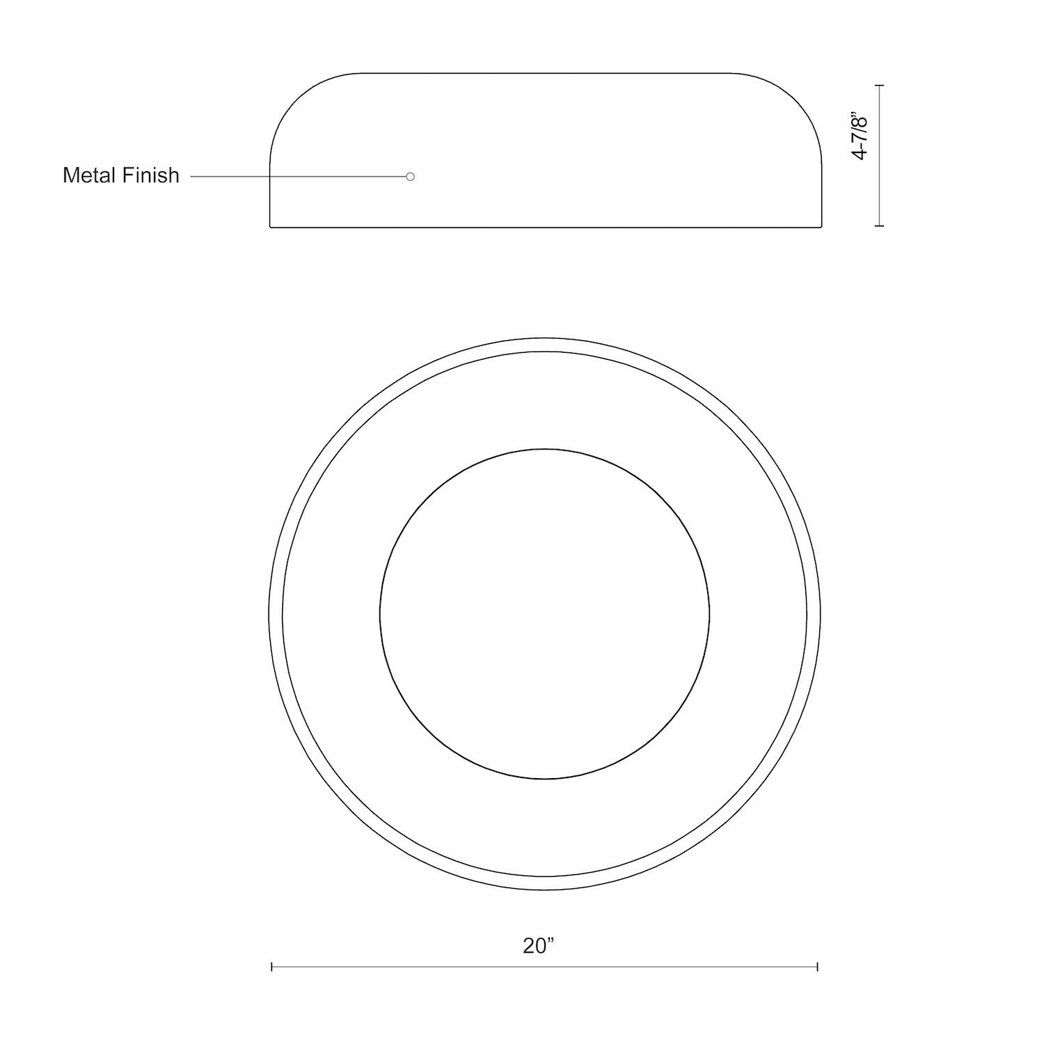 KUZCO LIGHTING INC, BEACON FLUSH MOUNTS, FLUSH MOUNT CEILING LIGHTS