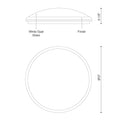 KUZCO LIGHTING INC, MALTA FLUSH MOUNTS, FLUSH MOUNT CEILING LIGHTS