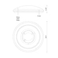 KUZCO LIGHTING INC, MALTA FLUSH MOUNTS, FLUSH MOUNT CEILING LIGHTS
