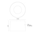 KUZCO LIGHTING INC, ETTA FLUSH MOUNTS, FLUSH MOUNT CEILING LIGHTS