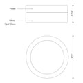 KUZCO LIGHTING INC, LOMITA FLUSH MOUNTS, FLUSH MOUNT CEILING LIGHTS