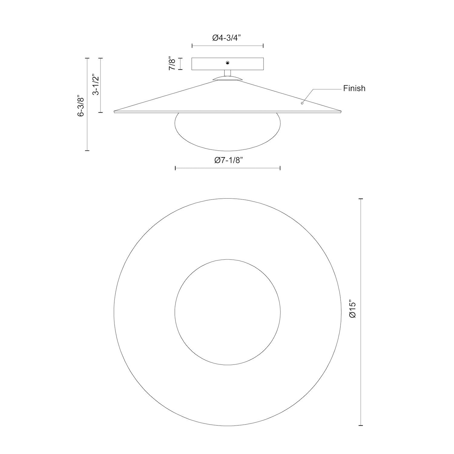 KUZCO LIGHTING INC, CRUZ FLUSH MOUNTS, FLUSH MOUNT CEILING LIGHTS