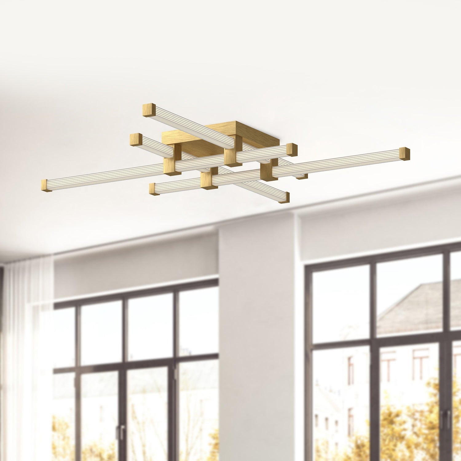 KUZCO LIGHTING INC, BLADE FLUSH MOUNTS, FLUSH MOUNT CEILING LIGHTS