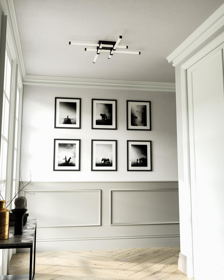 KUZCO LIGHTING INC, BLADE FLUSH MOUNTS, FLUSH MOUNT CEILING LIGHTS