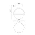 ALORA, GLOBO FLUSH MOUNTS, FLUSH MOUNT CEILING LIGHTS