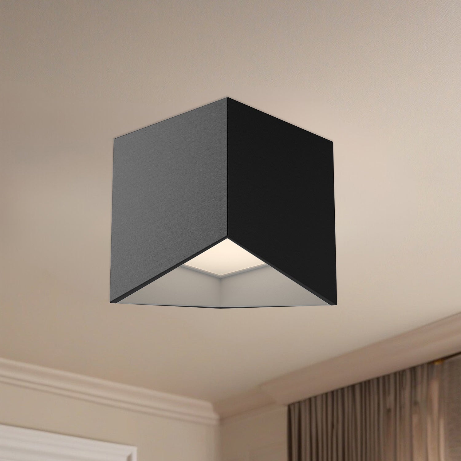 KUZCO LIGHTING INC, CUBIX FLUSH MOUNTS, FLUSH MOUNT CEILING LIGHTS