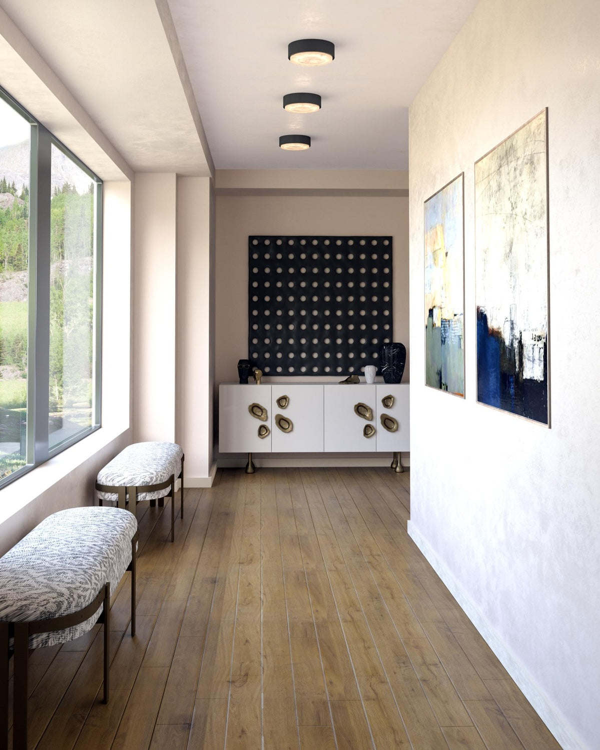 ALORA, BLANCO FLUSH MOUNTS, FLUSH MOUNT CEILING LIGHTS 