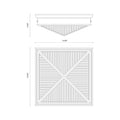 ALORA, CAIRO FLUSH MOUNTS, FLUSH MOUNT CEILING LIGHTS