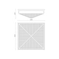 ALORA, CAIRO FLUSH MOUNTS, FLUSH MOUNT CEILING LIGHTS
