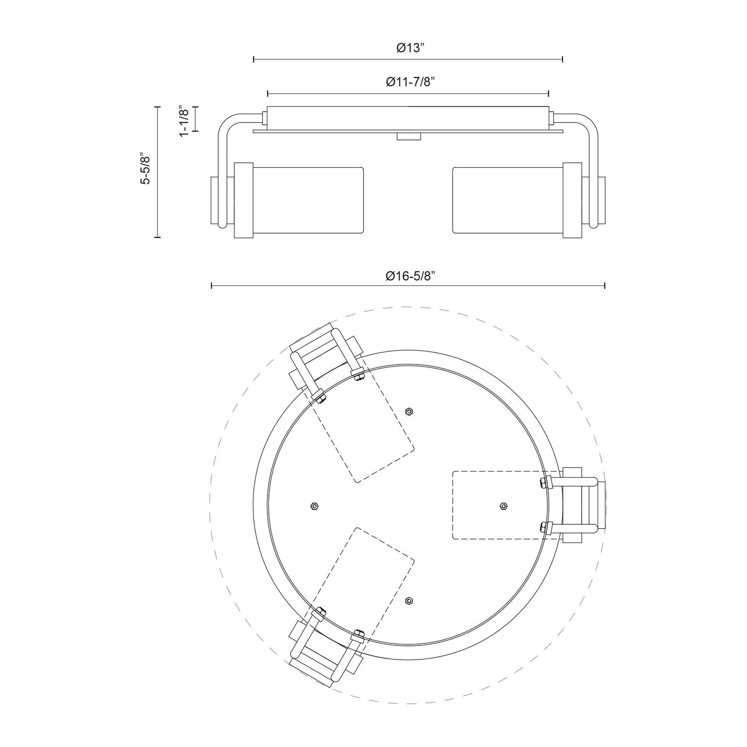 ALORA, WYNWOOD FLUSH MOUNTS, FLUSH MOUNT CEILING LIGHTS 