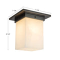 KUZCO LIGHTING INC, MINERAL FLUSH MOUNTS, FLUSH MOUNT CEILING LIGHTS