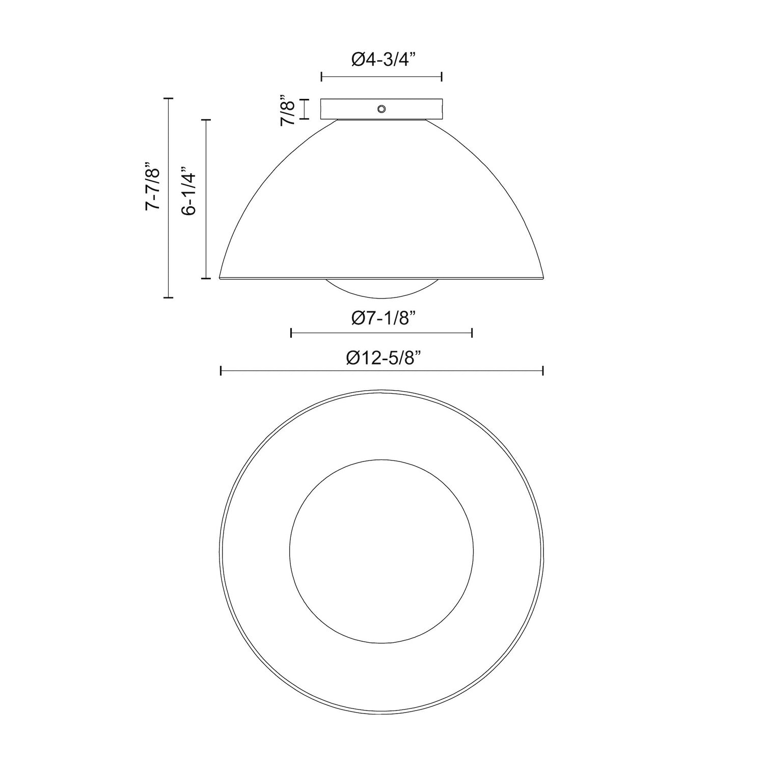 KUZCO LIGHTING INC, HAVEN FLUSH MOUNTS, FLUSH MOUNT CEILING LIGHTS