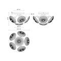 ALORA, HERA FLUSH MOUNTS, FLUSH MOUNT CEILING LIGHTS