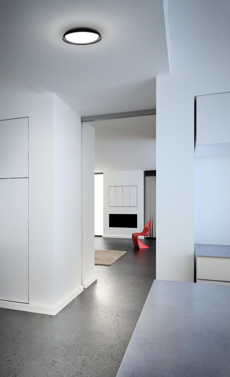 KUZCO LIGHTING INC, HAMPTON FLUSH MOUNTS, FLUSH MOUNT CEILING LIGHTS 