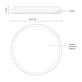 KUZCO LIGHTING INC, BROOK FLUSH MOUNTS, FLUSH MOUNT CEILING LIGHTS