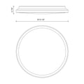 KUZCO LIGHTING INC, BROOK FLUSH MOUNTS, FLUSH MOUNT CEILING LIGHTS